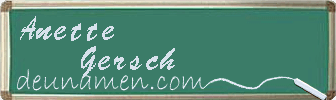 Anette Gersch Visitenkarte